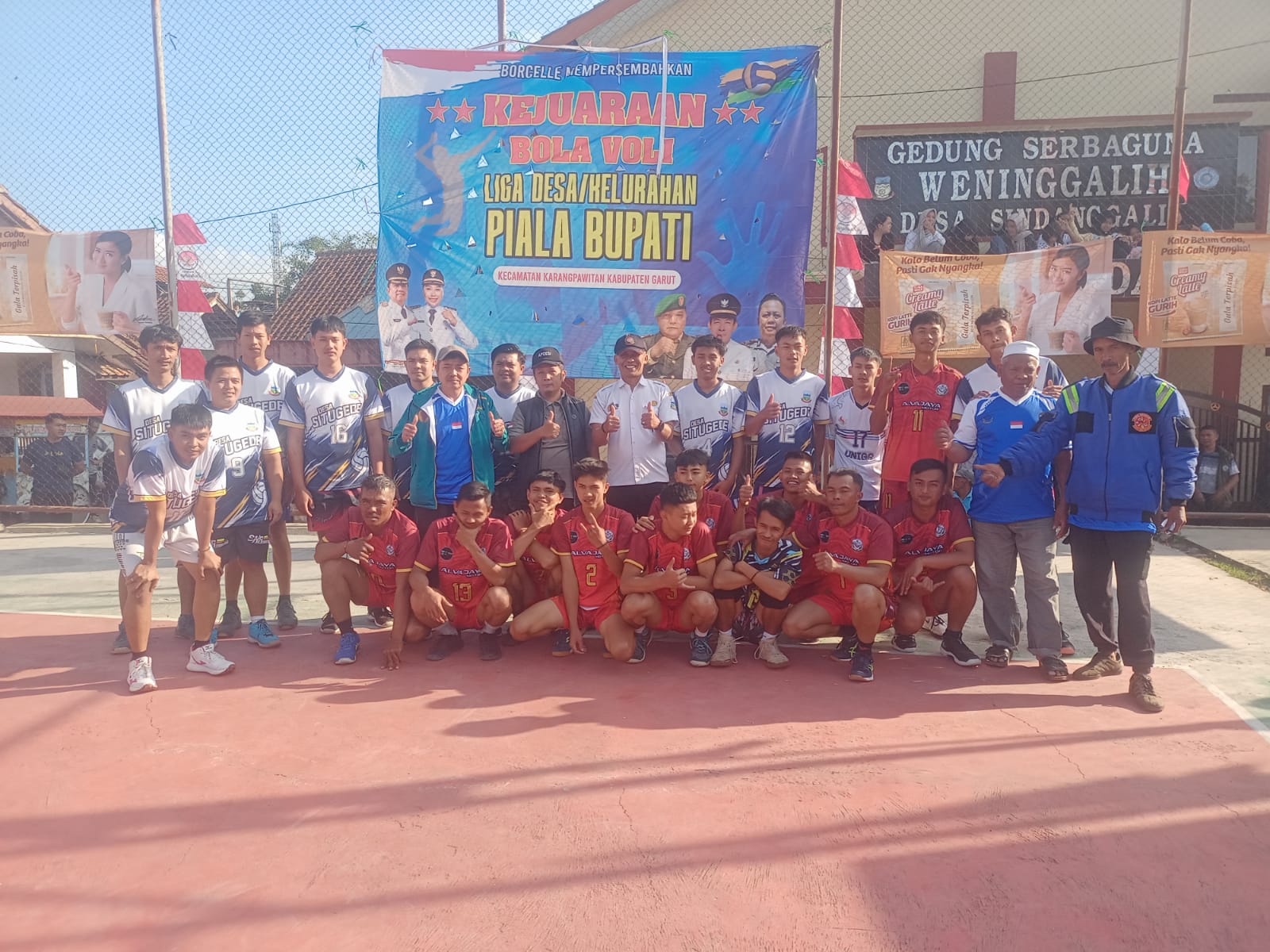 Tim Voli Putra Desa Godog Melenggang ke Babak Perempat Final Turnamen Liga Desa/Kelurahan