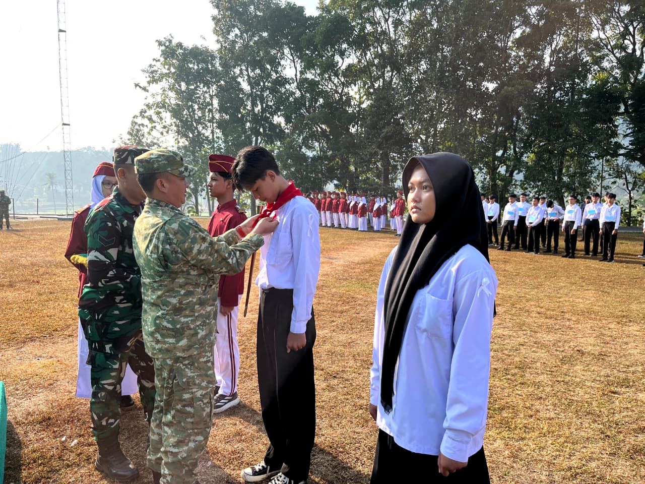Tanamkan Karakter Disiplin, MPLS SMA IT Resmi Dibuka Dandim 0610/Sumedang 